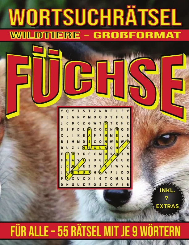 Cover von Füchse – Wortsuchrätsel