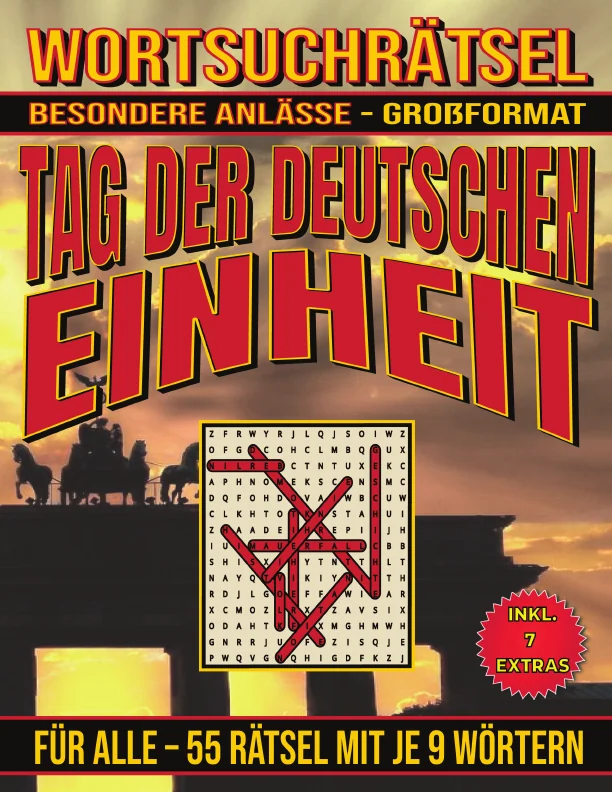 Cover von Tag der Deutschen Einheit - Wortsuchrätsel