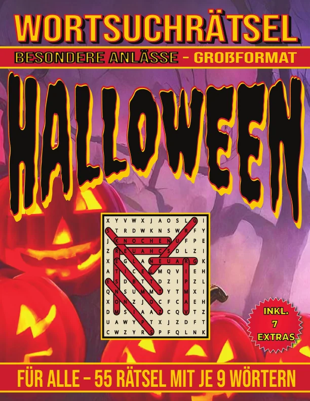Cover von Halloween - Wortsuchrätsel