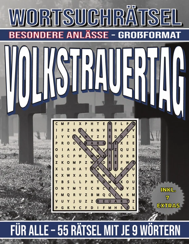 Cover von Volkstrauertag - Wortsuchrätsel
