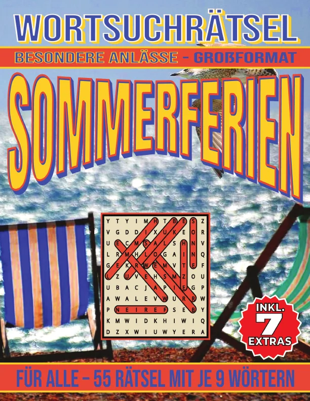 Cover von Sommerferien - Wortsuchrätsel