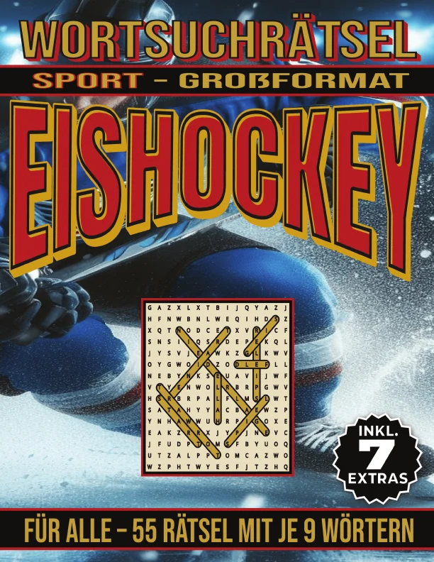 Cover von Eishockey – Wortsuchrätsel