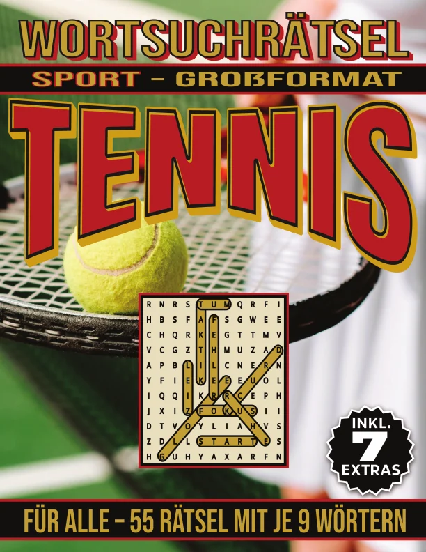 Cover von Tennis – Wortsuchrätsel