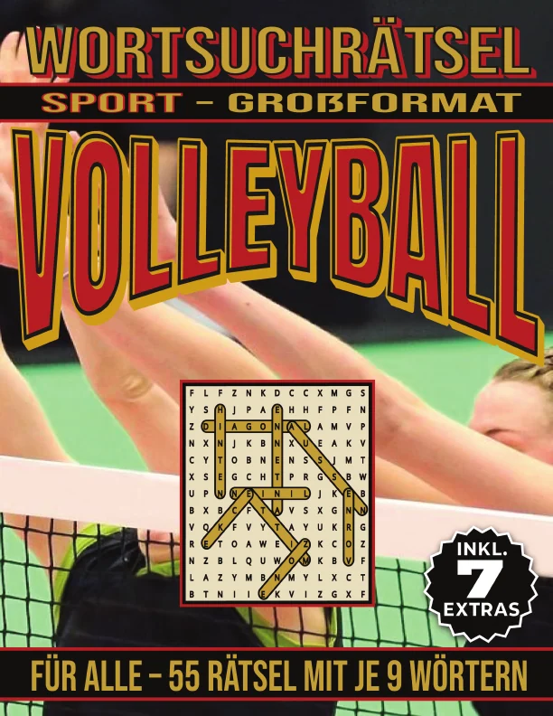 Cover von Volleyball – Wortsuchrätsel