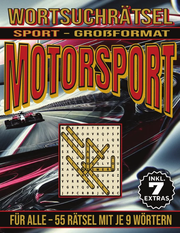 Cover von Motorsport – Wortsuchrätsel