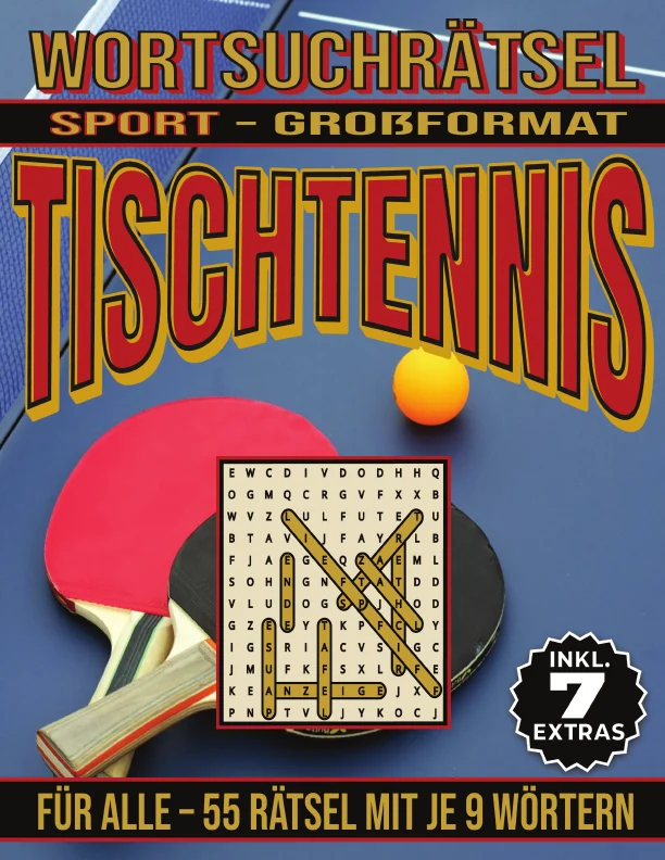 Cover von Tischtennis – Wortsuchrätsel