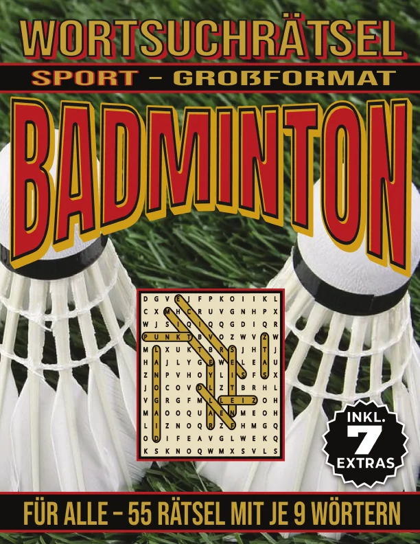 Cover von Badminton – Wortsuchrätsel