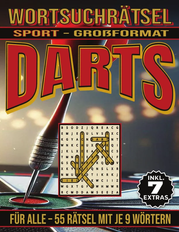 Cover von Darts – Wortsuchrätsel