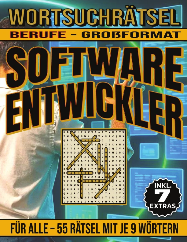 Cover von Softwareentwickler – Wortsuchrätsel