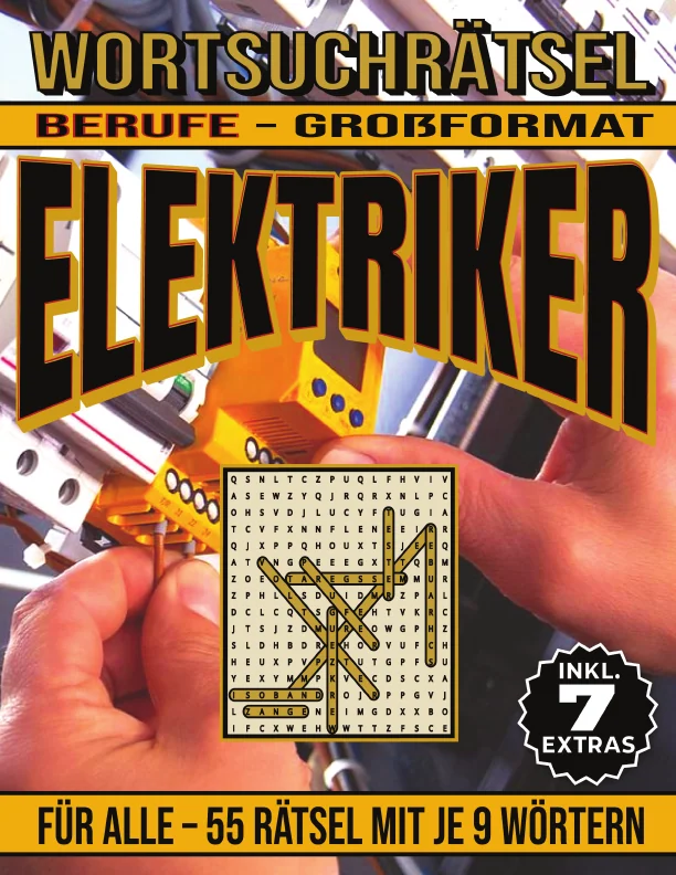 Cover von Elektriker – Wortsuchrätsel