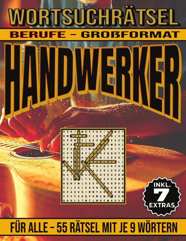 Cover von Handwerker – Wortsuchrätsel