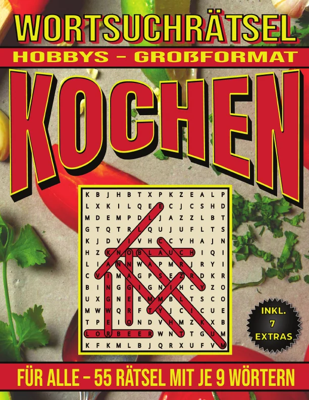 Cover von Kochen – Wortsuchrätsel