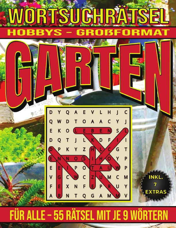 Cover von Garten – Wortsuchrätsel