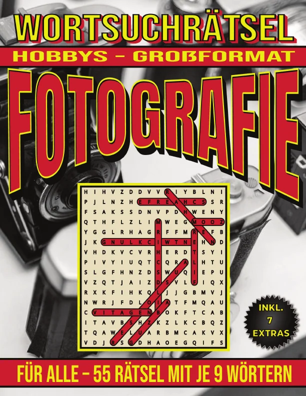Cover von Fotografie – Wortsuchrätsel