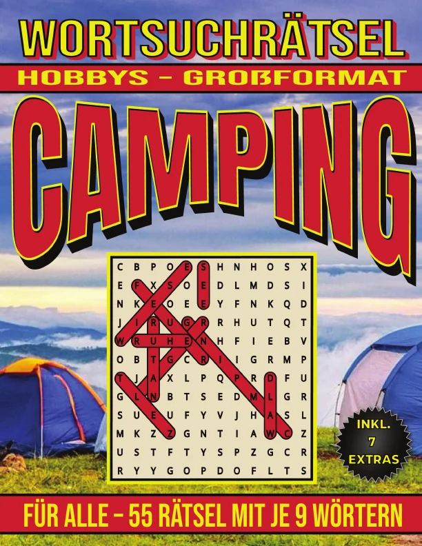 Cover von Camping – Wortsuchrätsel