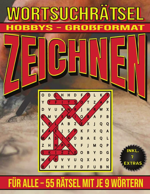 Cover von Zeichnen – Wortsuchrätsel
