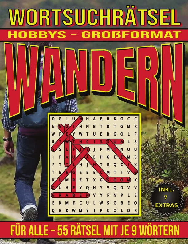 Cover von Wandern – Wortsuchrätsel