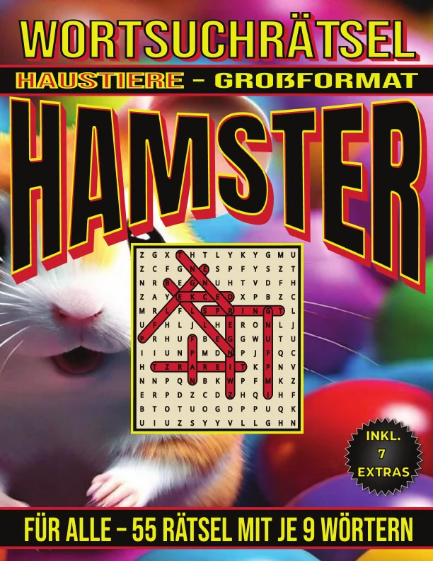 Cover von Hamster – Wortsuchrätsel
