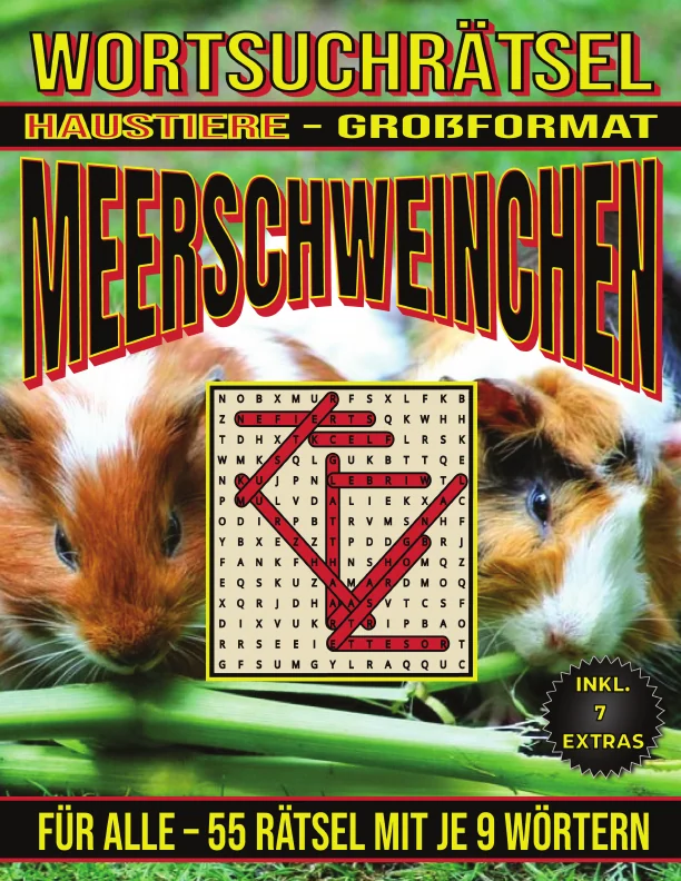 Cover von Meerschweinchen – Wortsuchrätsel