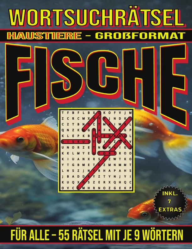 Cover von Fische – Wortsuchrätsel