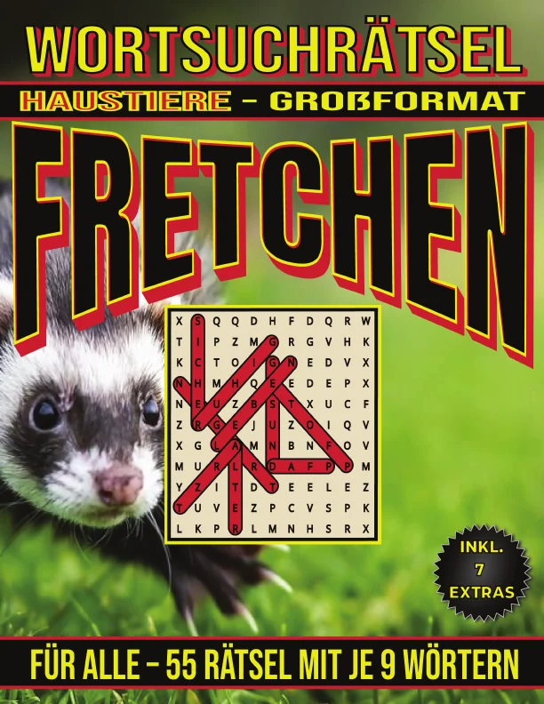 Cover von Fretchen – Wortsuchrätsel