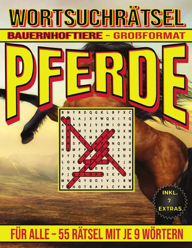 Cover von Pferde – Wortsuchrätsel