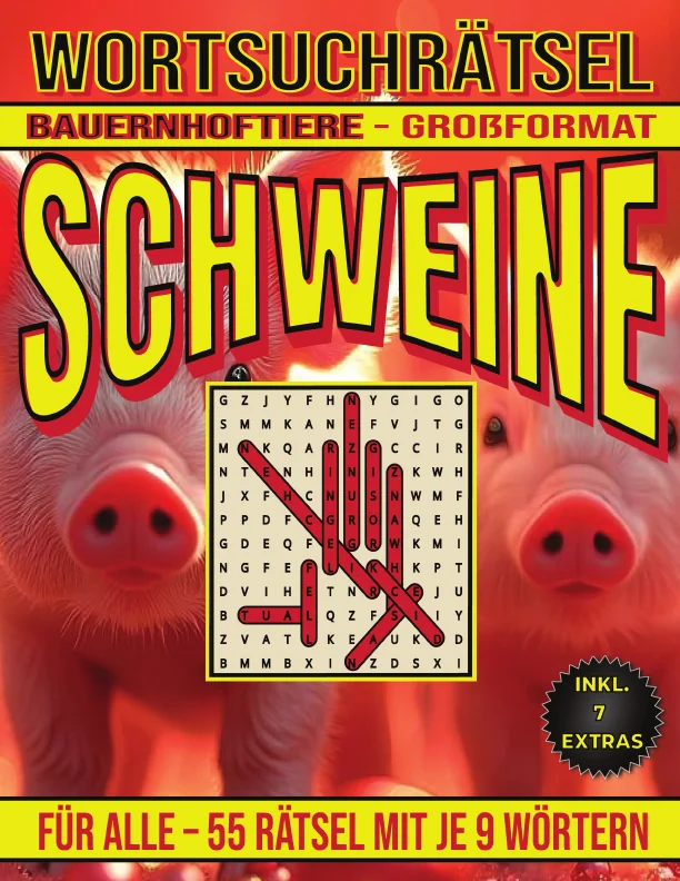 Cover von Schweine – Wortsuchrätsel