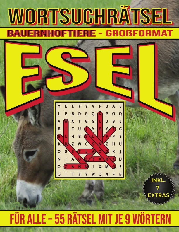 Cover von Esel – Wortsuchrätsel