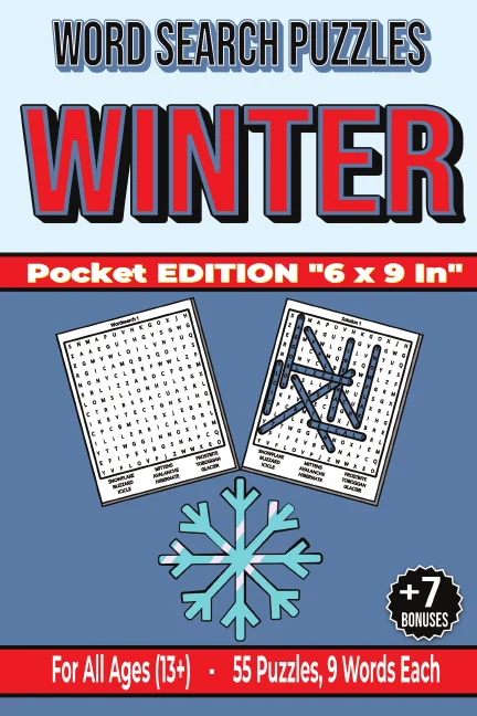 Cover of Winter - Word Search Puzzles - Pocket