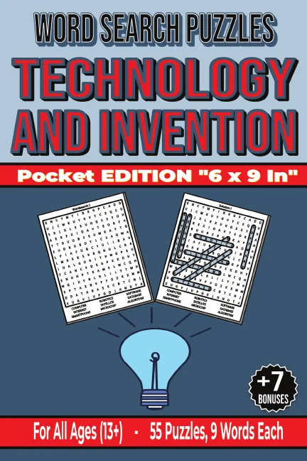 Cover of Technology and Invention - Word Search Puzzles - Pocket