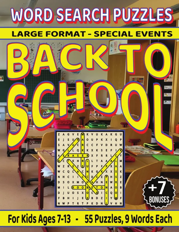 Cover of Back To School - Word Searches