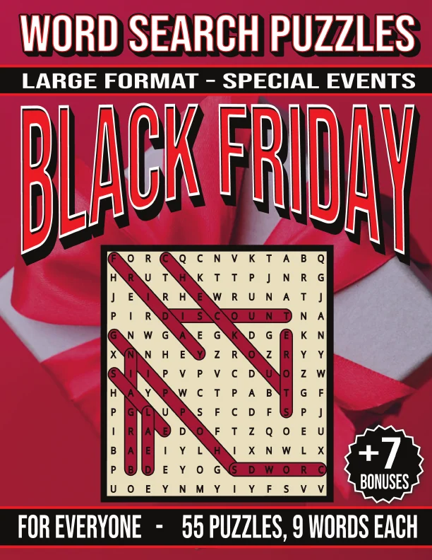 Cover of Black Friday – Special Events – Word Searches for Everyone