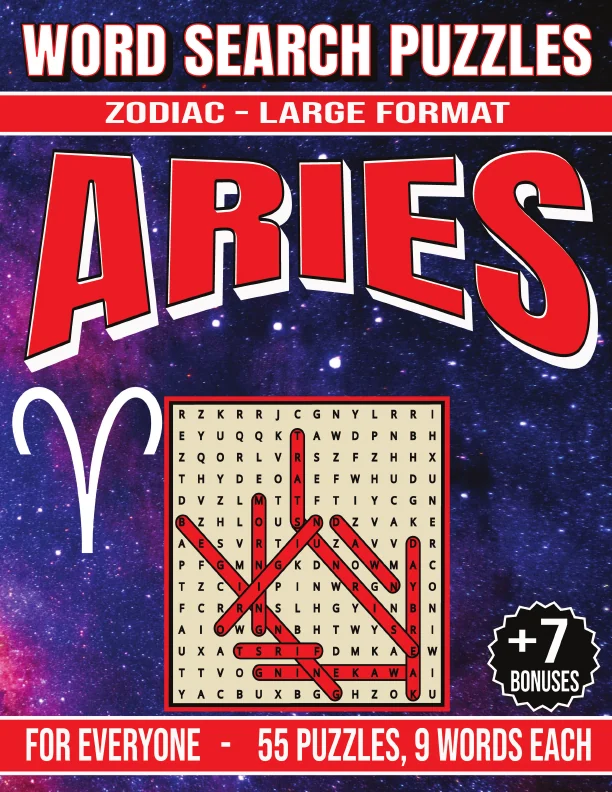 Cover of Aries - Word Search Puzzles