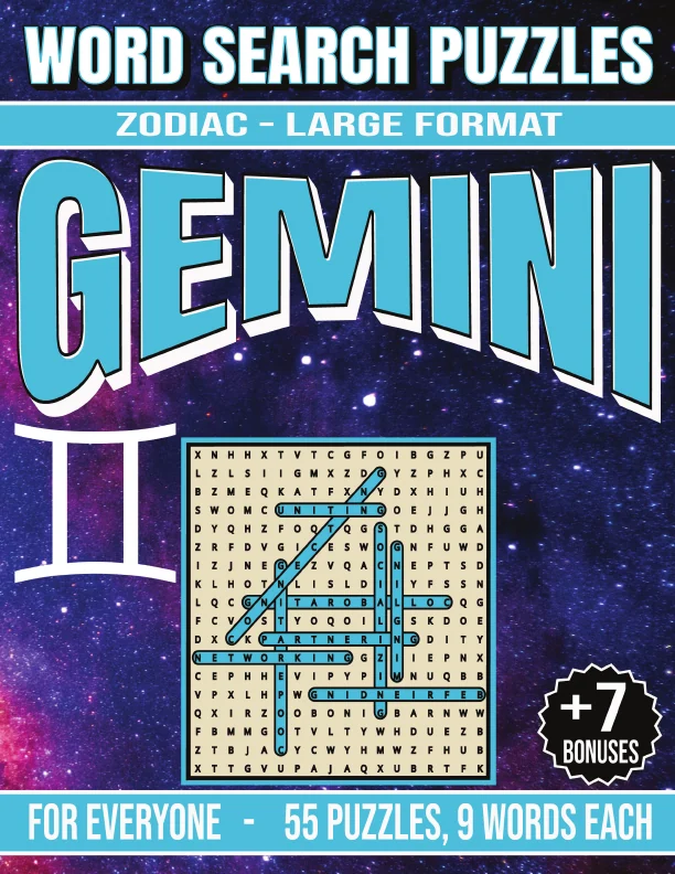 Cover of Gemini - Word Search Puzzles