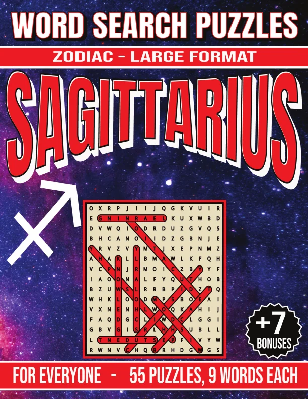 Cover of Sagittarius - Word Search Puzzles