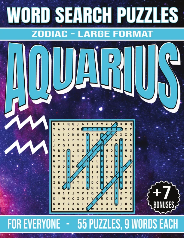 Cover of Aquarius - Word Search Puzzles
