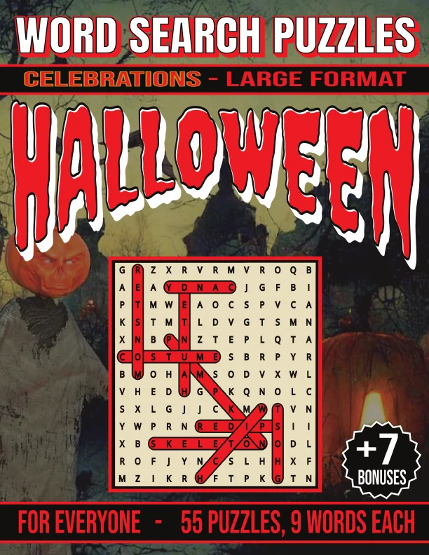 Cover of Halloween - Celebrations – Word Searches for Everyone