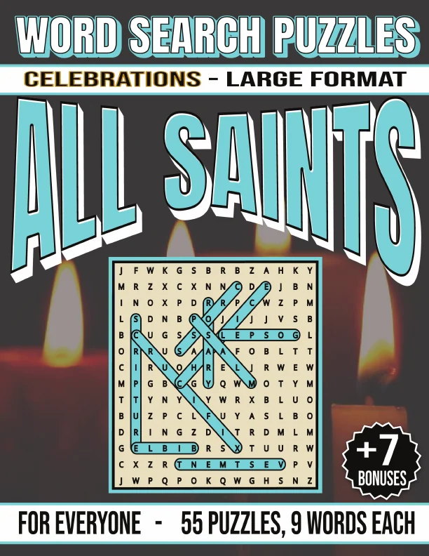 Cover of All Saints - Celebrations – Word Searches for Everyone