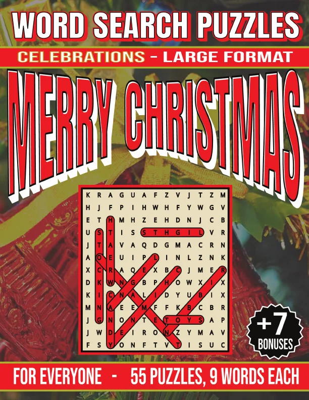 Cover of Merry Christmas - Word Search Puzzles