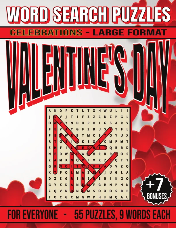 Cover of Valentine's Day - Word Search Puzzles