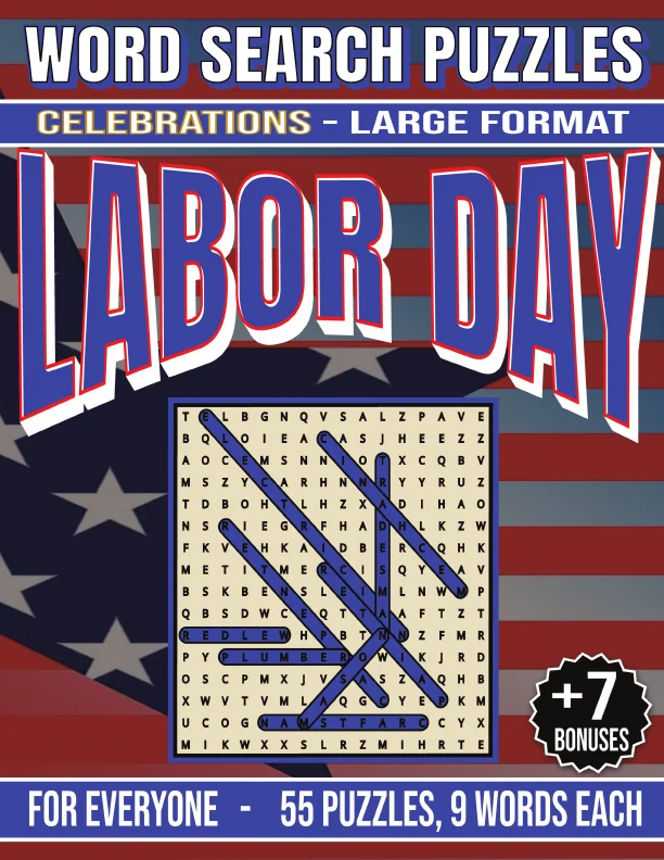Cover of Labor Day - Word Search Puzzles