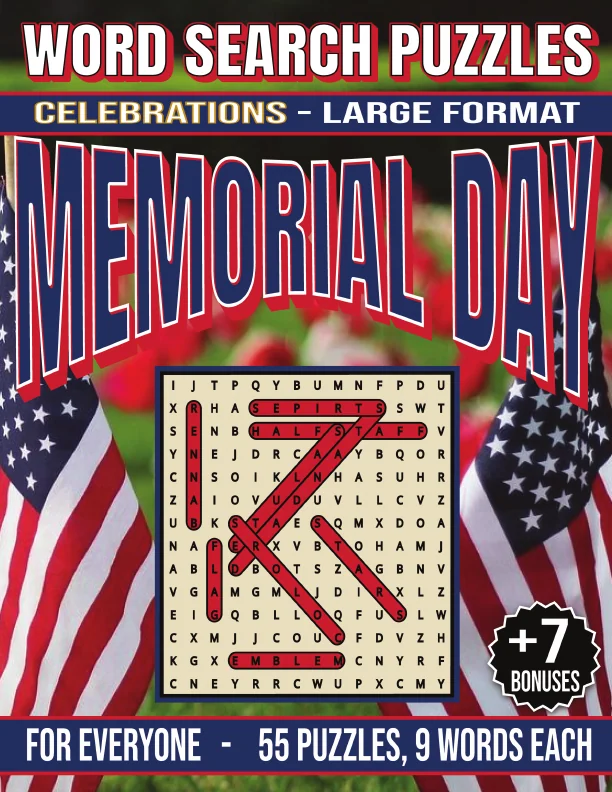 Cover of Memorial Day - Word Search Puzzles