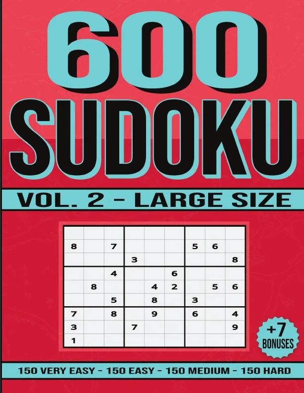 Cover of 600 Sudoku with Progressive Difficulty - Vol.2
