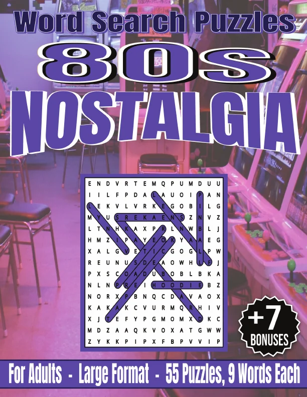 Cover of 80s Nostalgia - Word Search