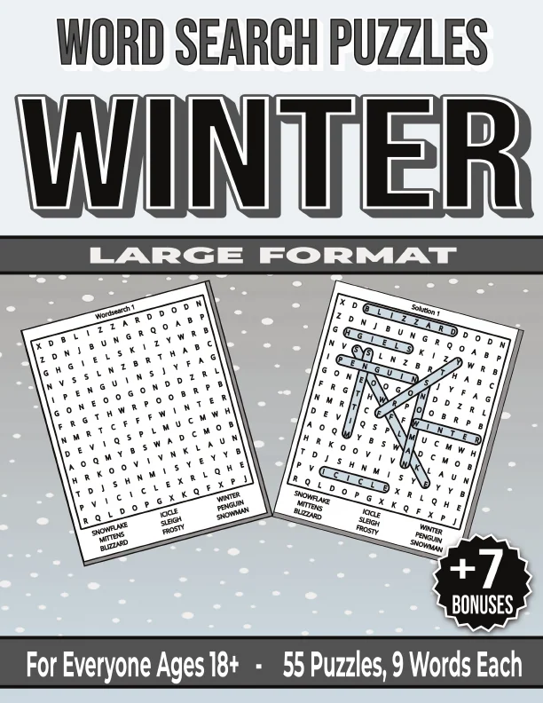 Cover of Winter - Word Search Puzzles
