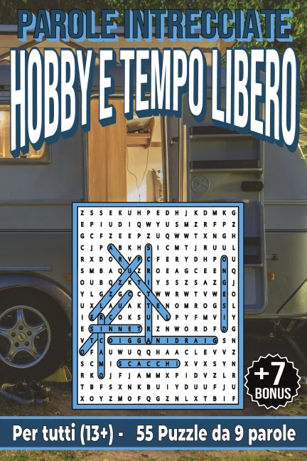 Copertina di Parole Intrecciate "Hobby e Tempo Libero" per tutti (13+)