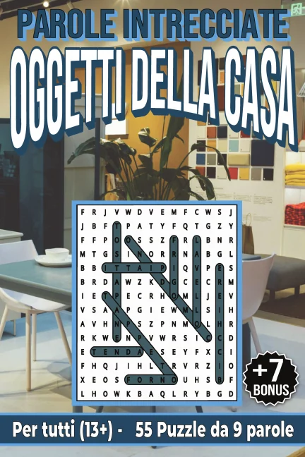 Copertina di Parole Intrecciate "Oggetti della Casa" per tutti (13+)