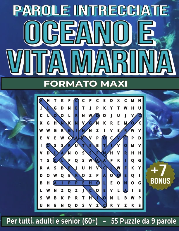 Copertina di Oceano e Vita Marina - Parole Intrecciate