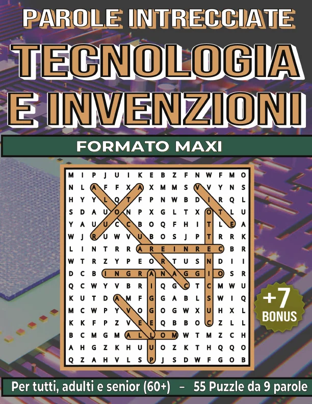 Copertina di Tecnologia e Invenzioni - Parole Intrecciate
