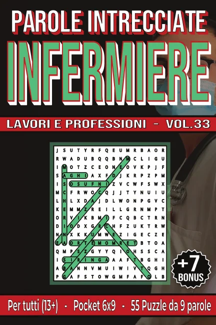 Copertina di Infermiere - Parole Intrecciate per tutti 13+